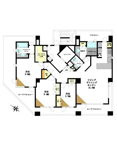 ラ・シテ代官山 6F