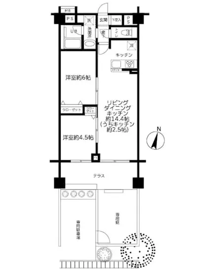 コスモリード西馬込 404