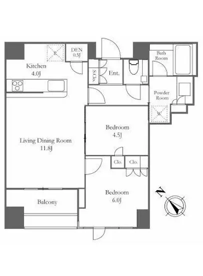 プラウド赤坂 2F