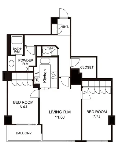 駒沢ガーデンハウス B-6F