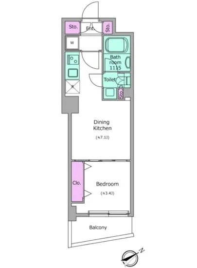 クレヴィアリグゼ中野新井薬師 702