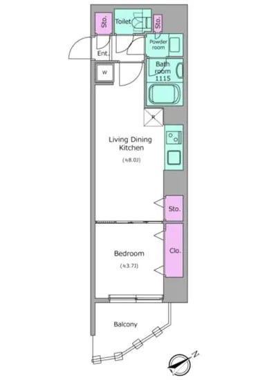 クレヴィアリグゼ中野新井薬師 703