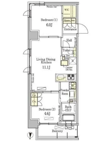 パークアクシス錦糸町・親水公園 406