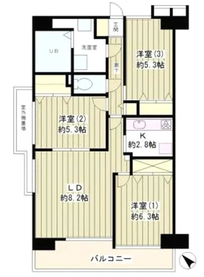 リューズ・リバー月島 604