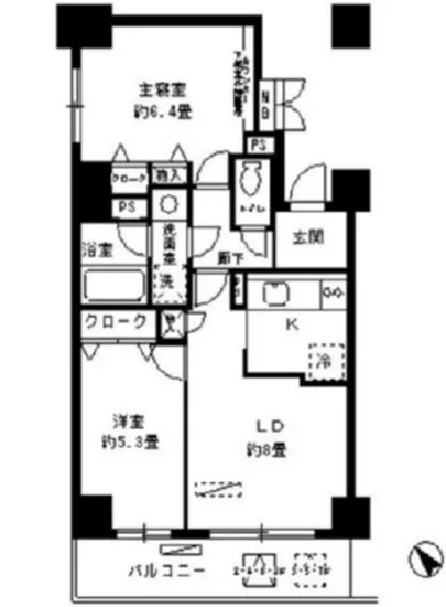 エステージ築地 202
