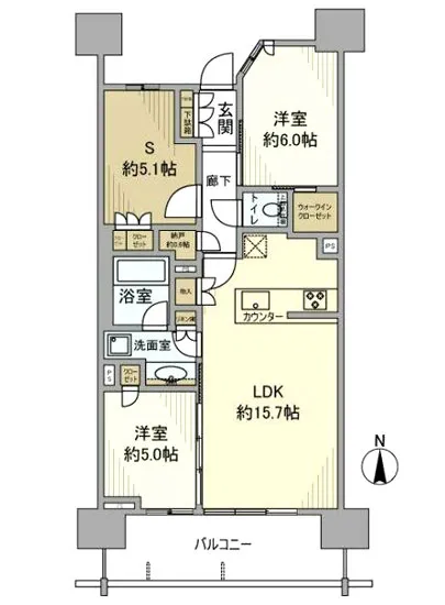 シティタワー品川パークフロント 14F