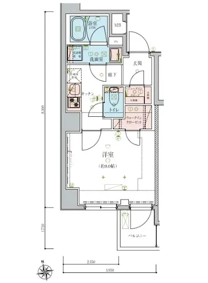 リヴシティ飯田橋 201
