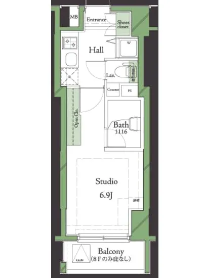 HF明大前レジデンス 802