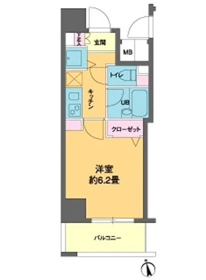 カスタリア新富町3 602