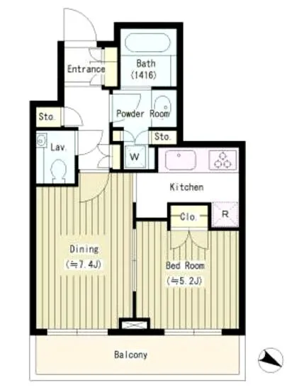 キャピタルゲートプレイス ザ・レジデンス 606