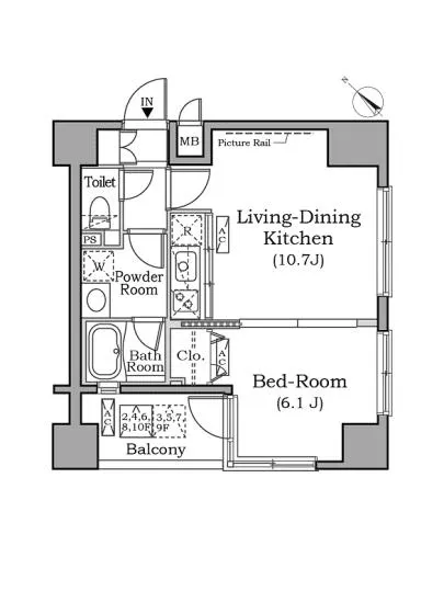 レジディア広尾南 501