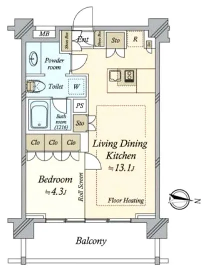 イクサージュ目黒 4F