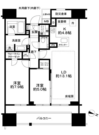 シティタワー・ルフォン九段の杜 6F