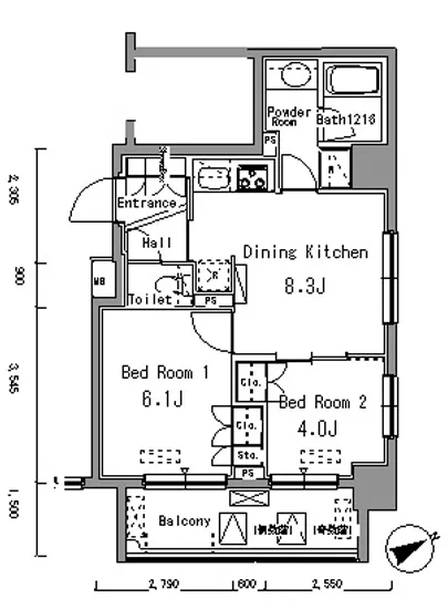 パークアクシス門前仲町 205