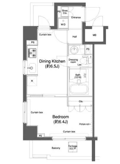 プラウドフラット新宿河田町 401