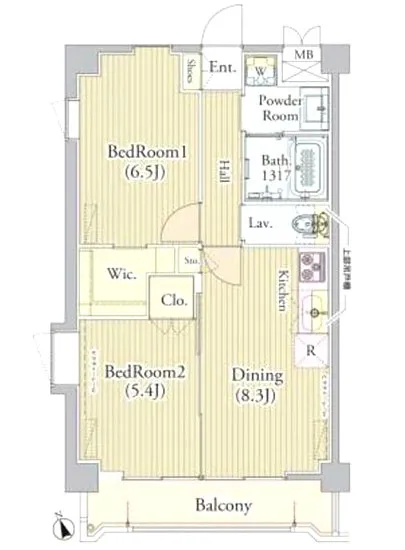 アンソレイユ氷川台 208