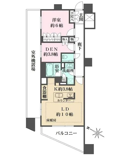 ザ・パークハウス大井町レジデンス 801