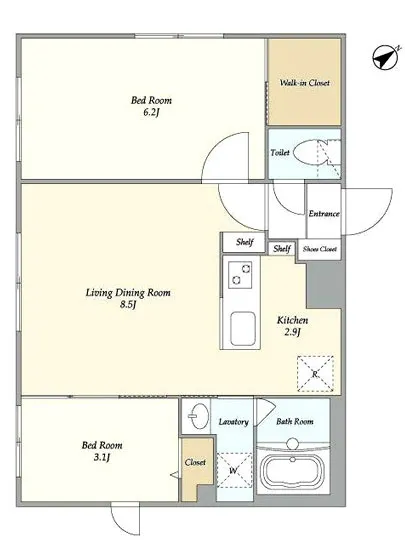 ウェルスクエアイズム目黒本町 201