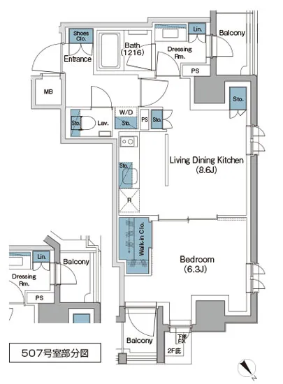 ザ・パークハビオ小石川 308