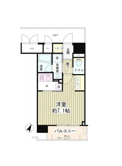 アクアヴィラ品川 404