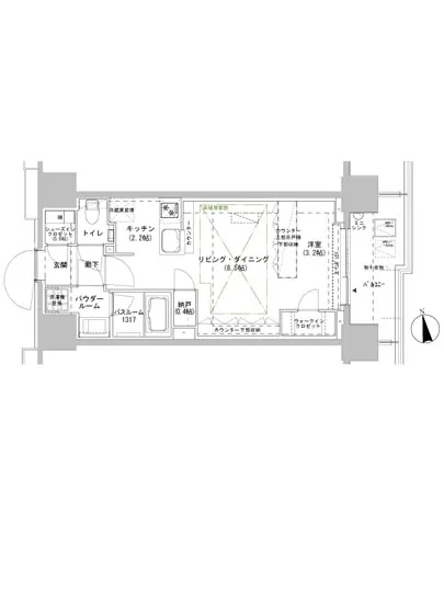 パークスフィア牛込神楽坂 1007