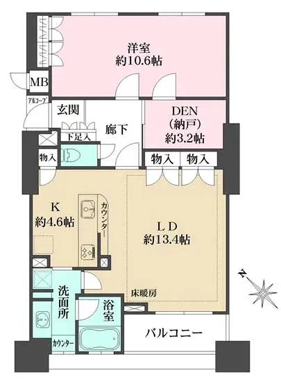 東京アインスリバーサイドタワー 1105