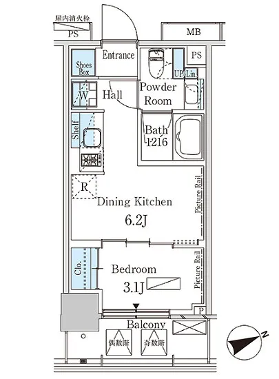 パークアクシス芝浦キャナル 211