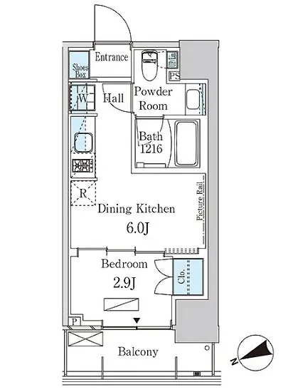 パークアクシス芝浦キャナル 604