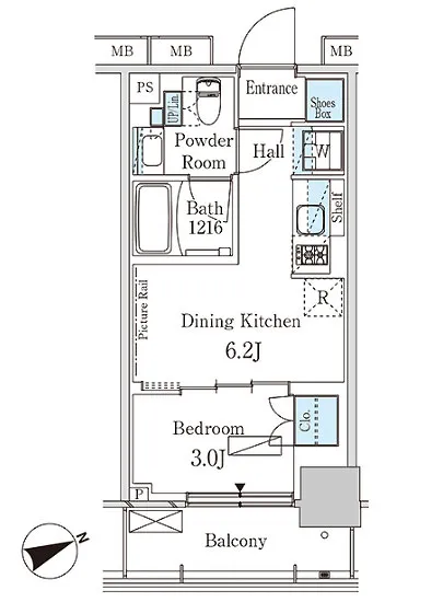 パークアクシス芝浦キャナル 609