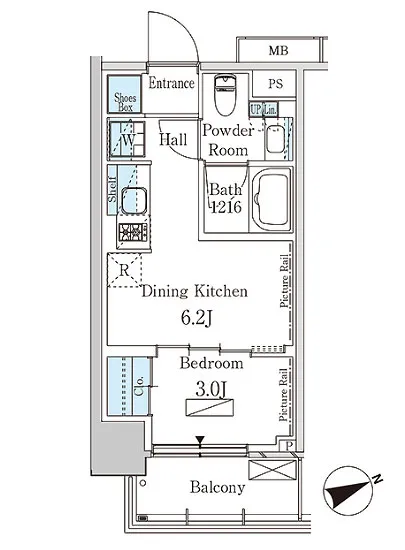 パークアクシス芝浦キャナル 508