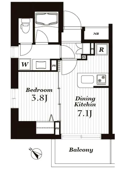 レジデンシャルスター武蔵小山 8F