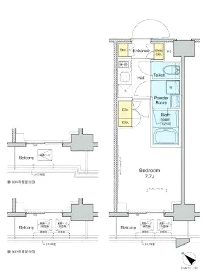 プラウドフラット月島アベニュー 503