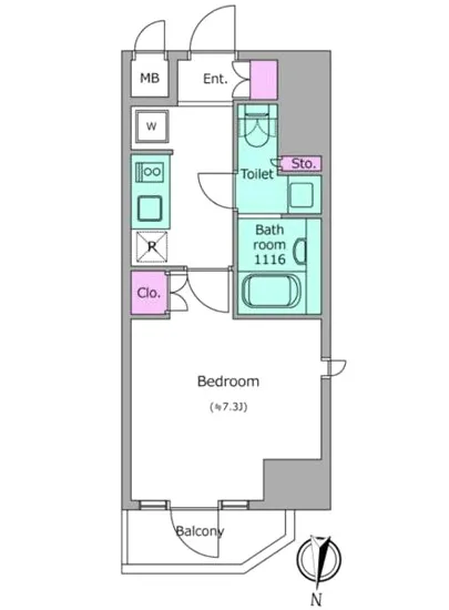 ドゥーエ日暮里 401