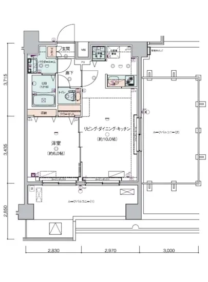 ジェノヴィア錦糸町2スカイガーデン 703