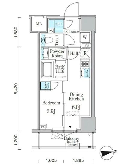 ミリアレジデンス両国 1103