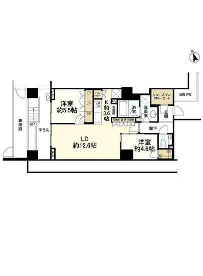 パークナード代官山 1F