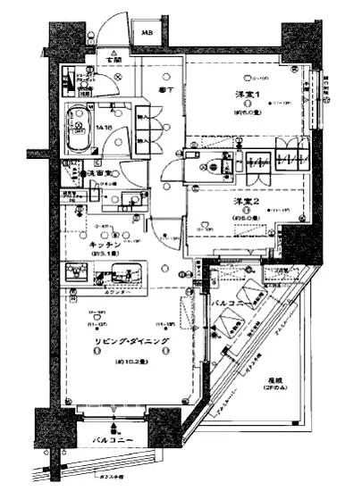 ザ・パークハウス新宿柏木 1202