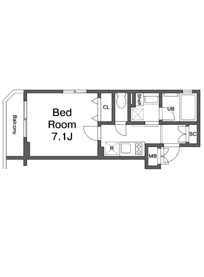 エヌフラット中目黒 201