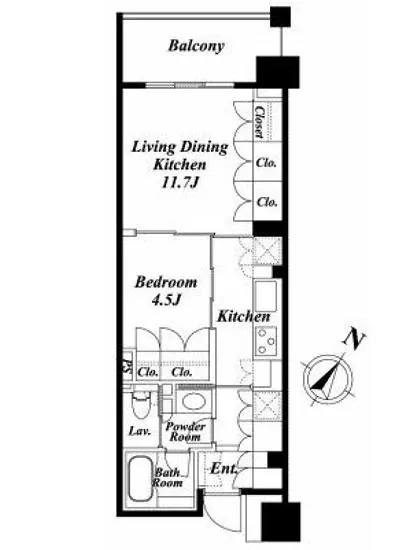 パークホームズ白金高輪アーバンレジデンス 2F