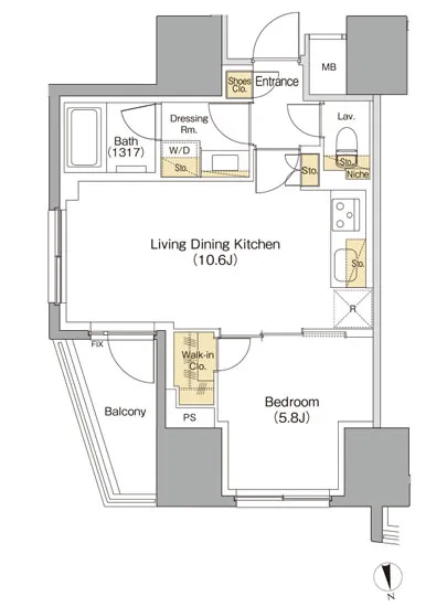 ザ・パークハビオ本郷菊坂 401