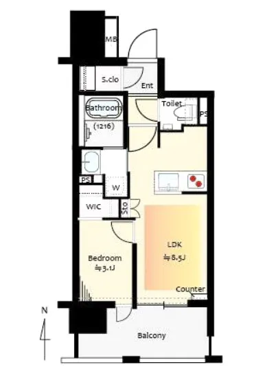 クリオラベルヴィ蔵前 4F