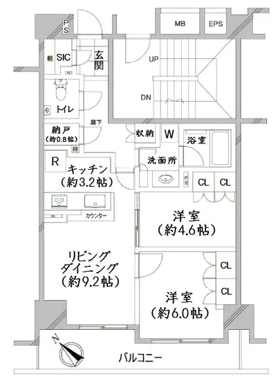 プラネスーペリア文京千石 2F