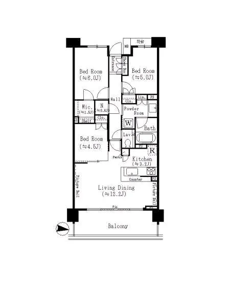 パークホームズ品川ザレジデンス 16F