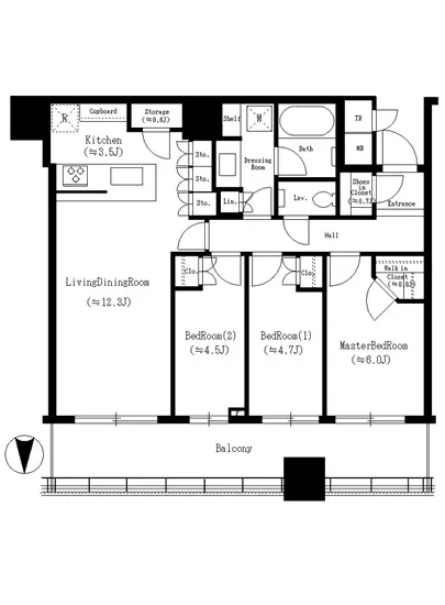 パークタワー晴海 1315