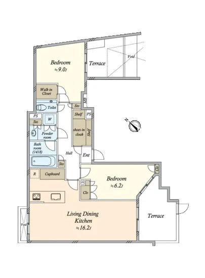ロイヤルシーズン白金台 2F