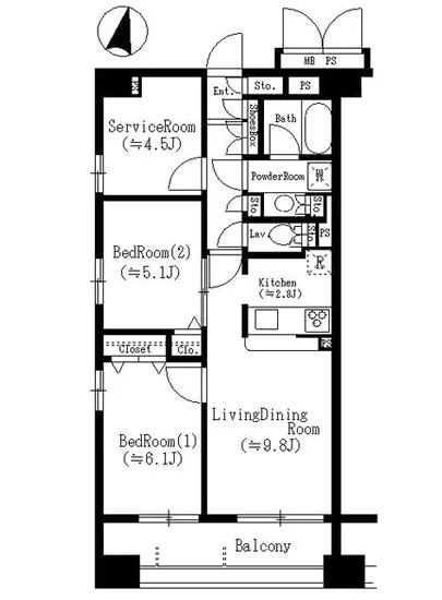 プレジール笹塚 201