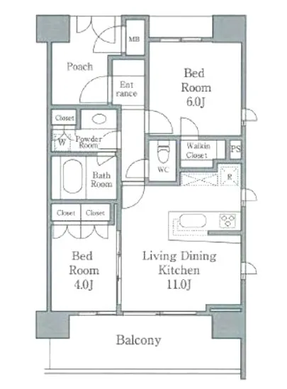 パークフラッツ浅草橋 1102