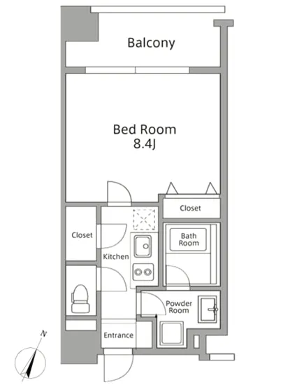 レジディア築地 402