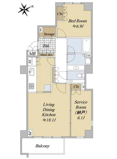 グランドヒルズ一番町 6F