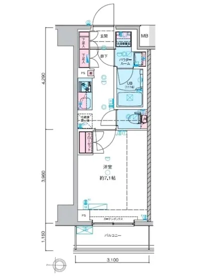 ジェノヴィア本所吾妻橋スカイガーデン 703